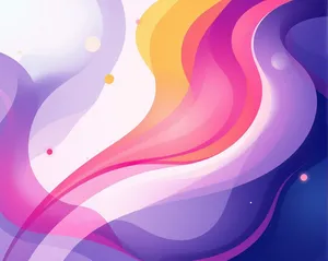 Colorful Wave Artistic Design for Web Background