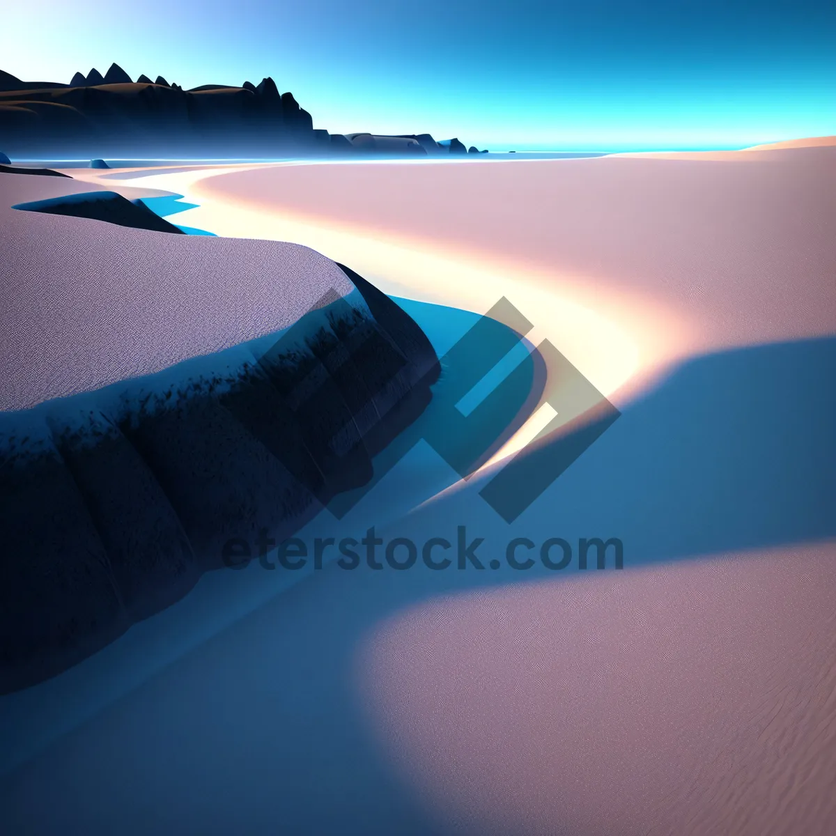 Picture of Serene Coastal Sunrise over Ocean