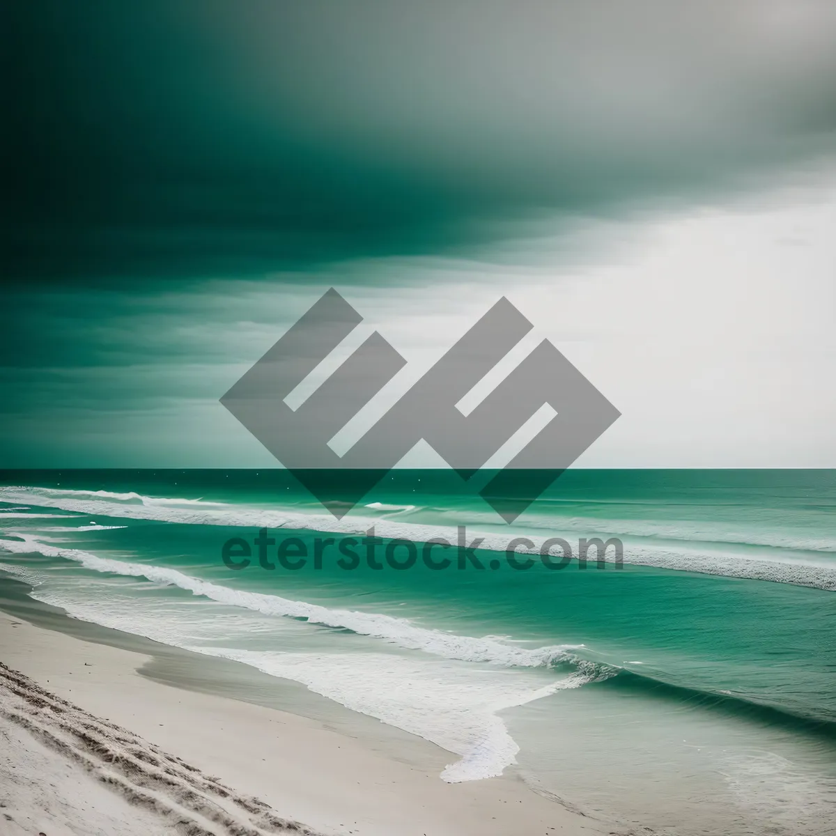 Picture of Serene Seascape: Tropical Beach Paradise
