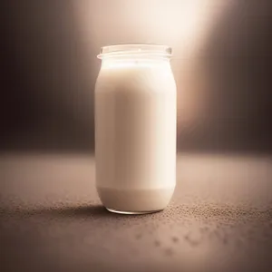 Fresh Creamy Milk in Glass Cup