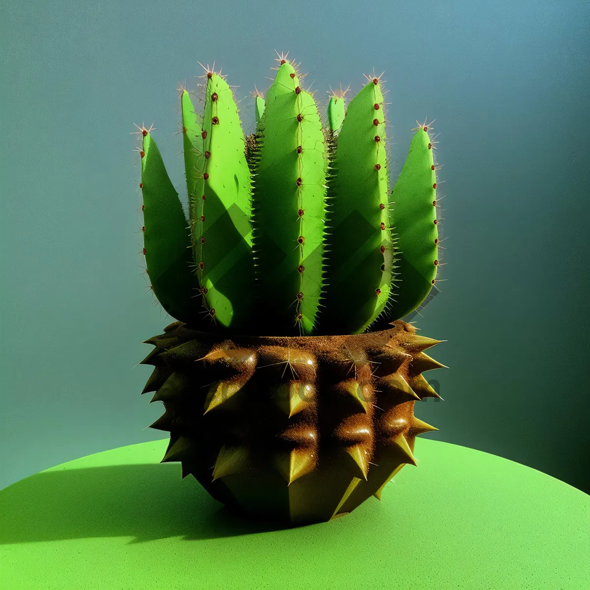 Picture of Tropical Pineapple and Cactus Edible Fruit