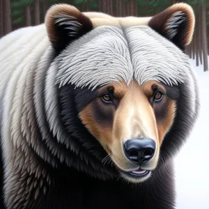 Cute Brown Bear - Majestic Wildlife Predator