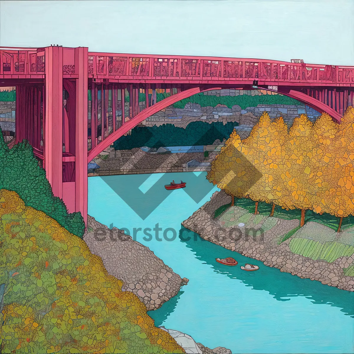 Picture of 'Jigsaw Puzzle by the Ocean's Bridge'