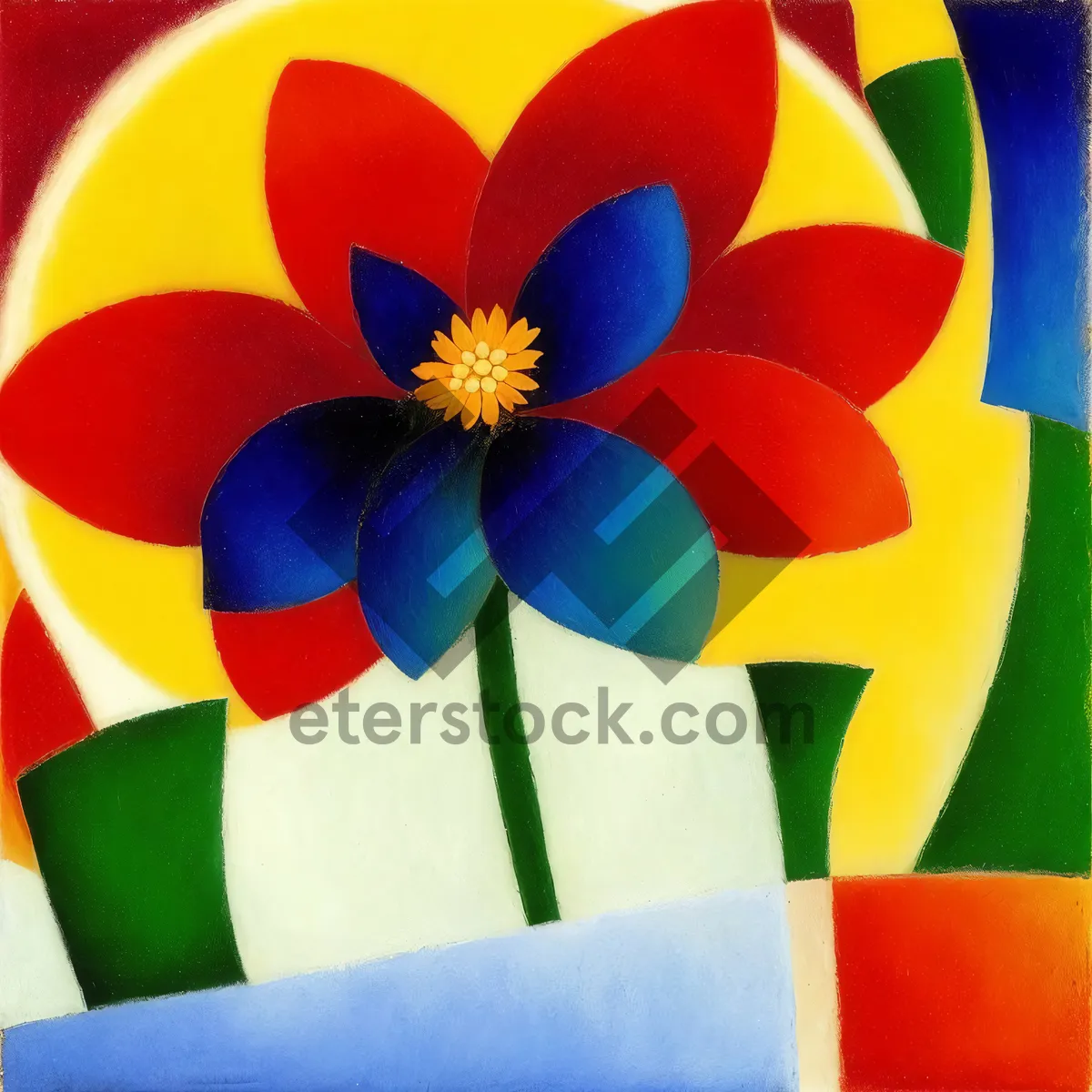 Picture of Colorful Pinwheel Decorative Mechanical Device