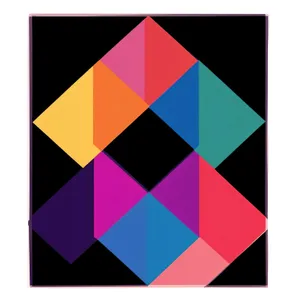 Colorful Geometric Mosaic Design for Modern Decor