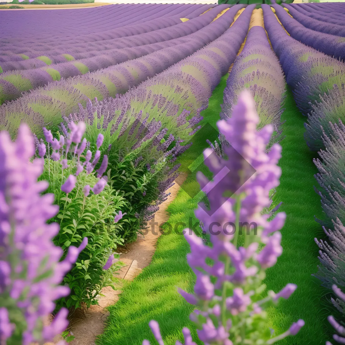 Picture of Lavender Field Bliss - Fragrant Botanical Delight