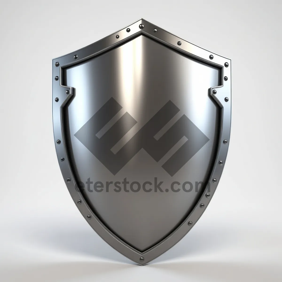 Picture of Metal shield icon design symbol graphic object