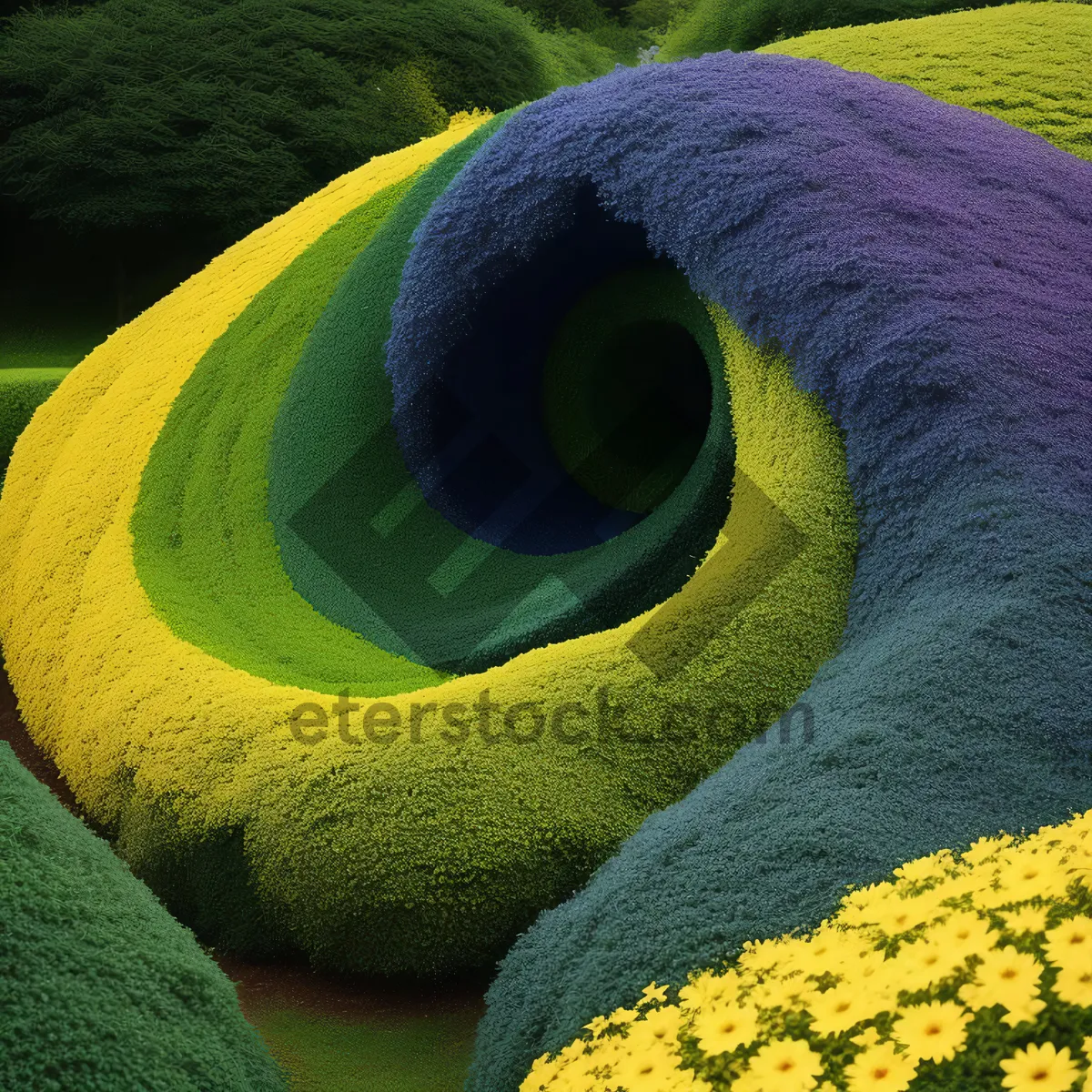 Picture of Green Snake Eye Close-Up Wildlife Reptile Image