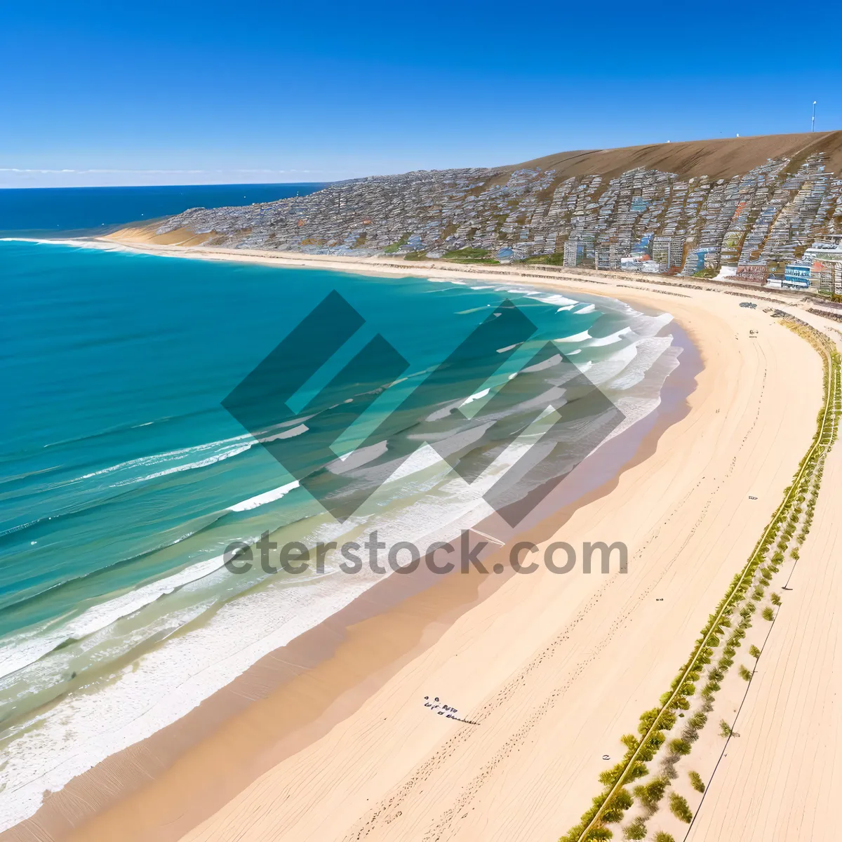 Picture of Serenity by the Shore: Tropical Bliss amidst Turquoise Waves