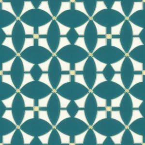 Modern geometric tile pattern in retro style design.