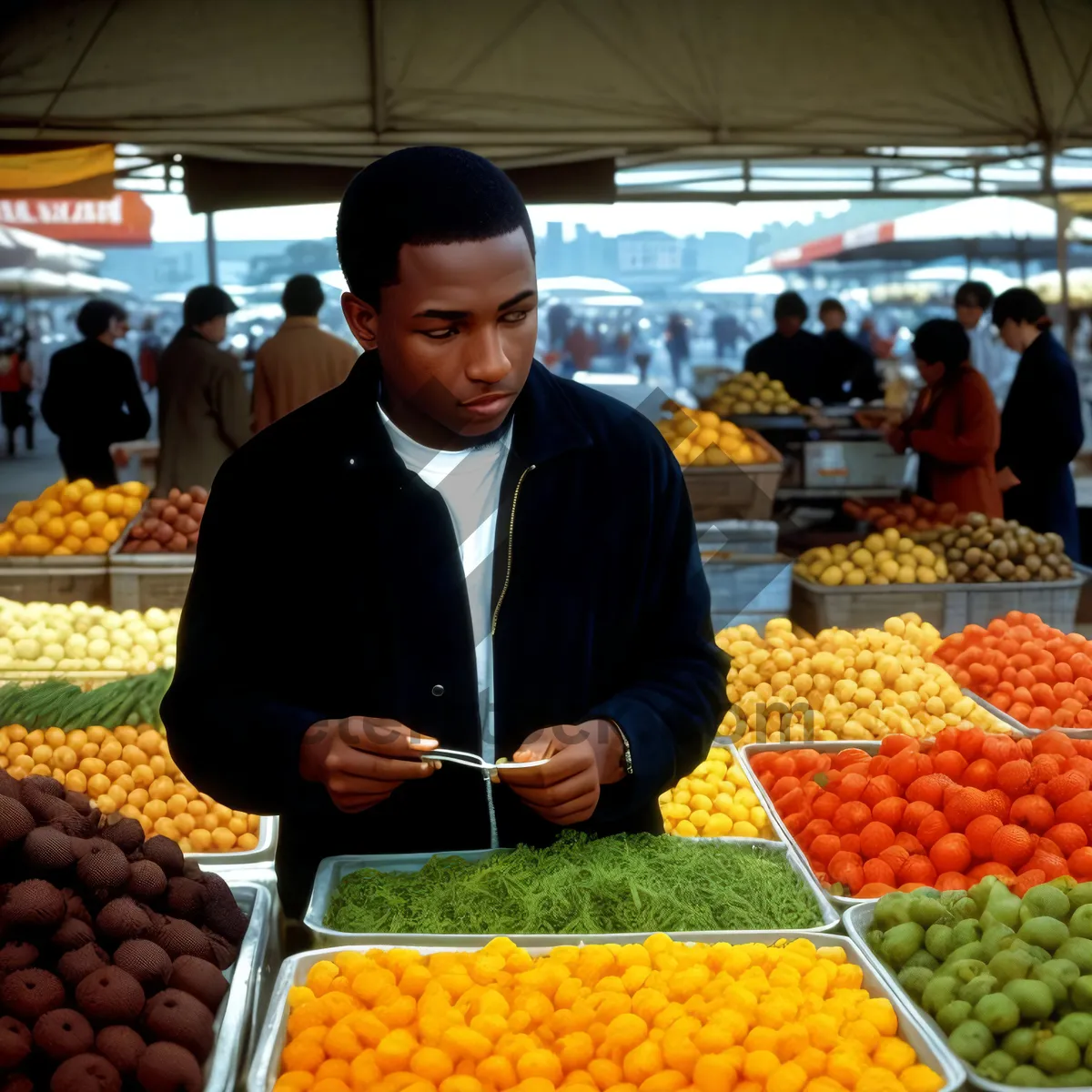 Picture of Fresh Fruit Market: Vibrant and Nutritious Produce for a Healthy Diet