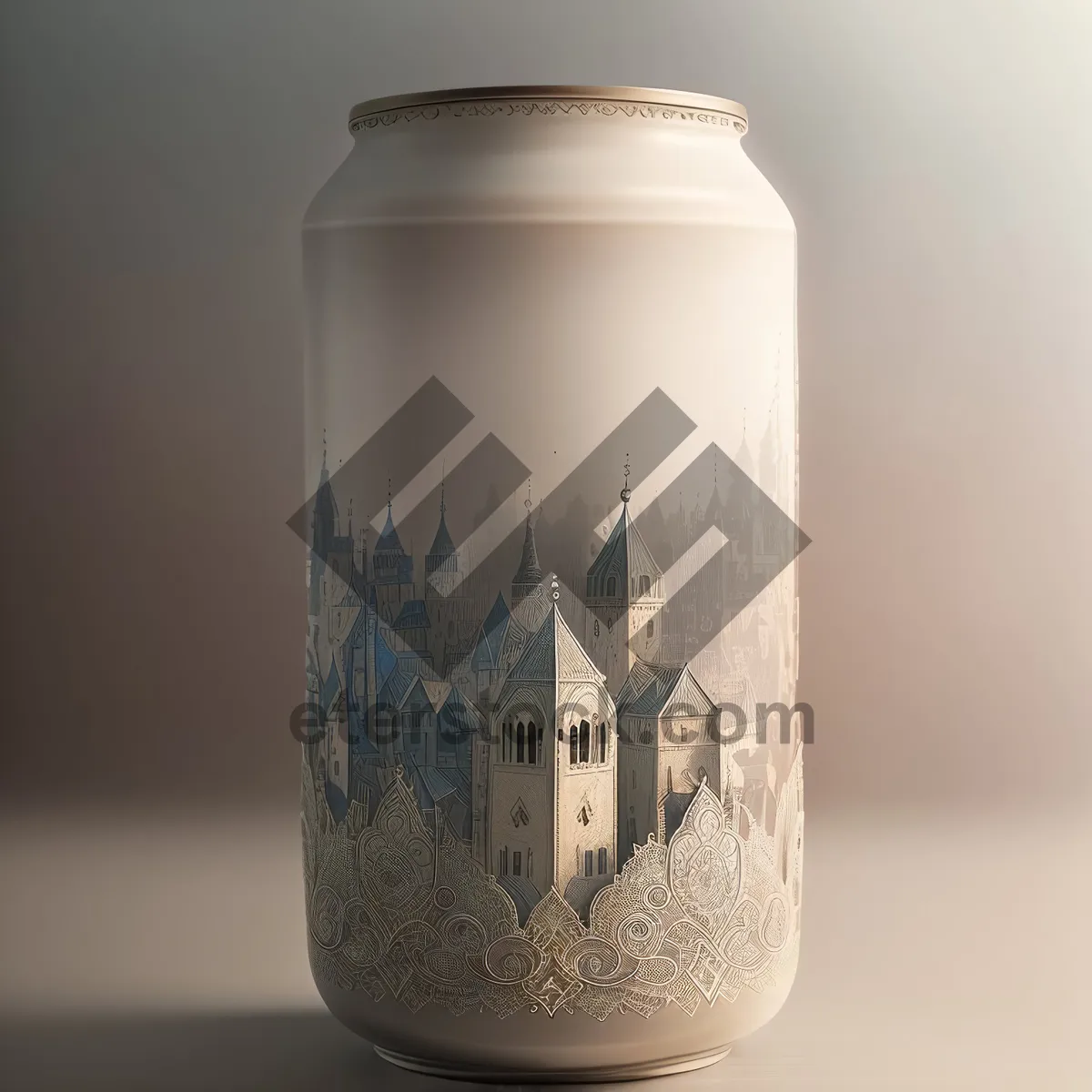 Picture of Porcelain Beverage Jar - Elegant Glass Container
