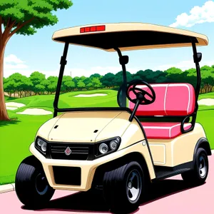 Golf Cart on the Speedy Course