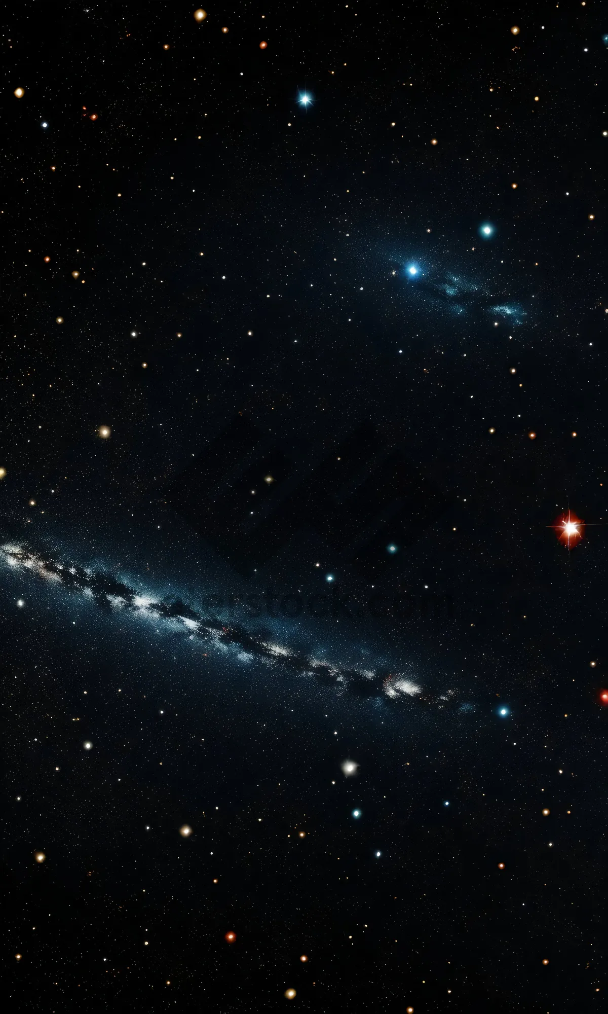 Picture of Starry Cosmos: A Celestial Symphony of Shining Stars