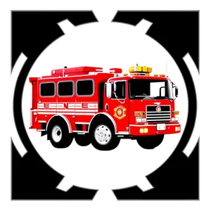 Shiny Fire Station Web Icon Set