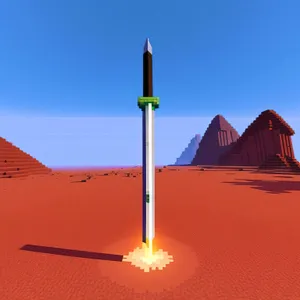 Skyrocketing Power: Towering Missile Turbine Device