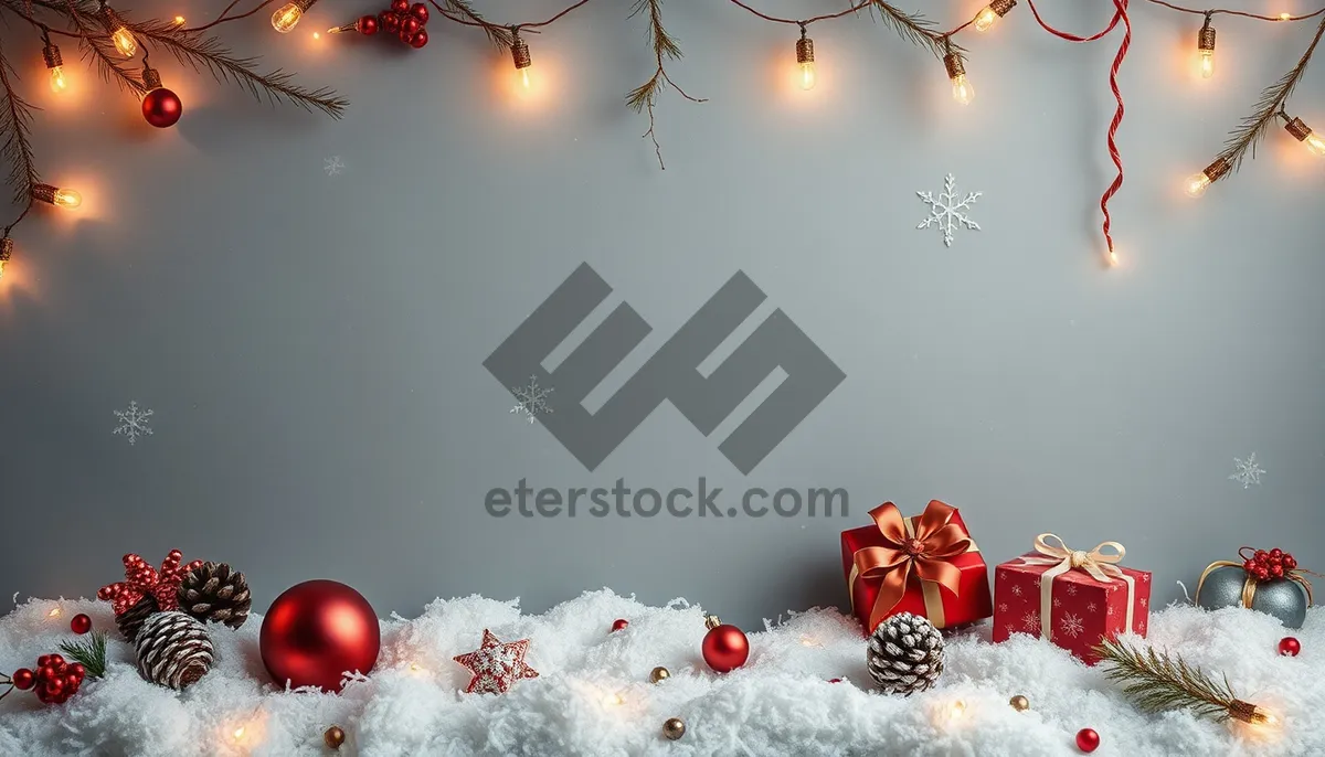 Picture of Snowflake Star Holiday Greeting Card Decoration