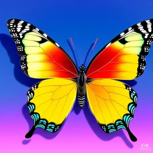 Vibrant Wing Design - Colorful and Fun Graphic