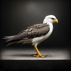 Majestic Coastal Predator: Bald Eagle in Flight