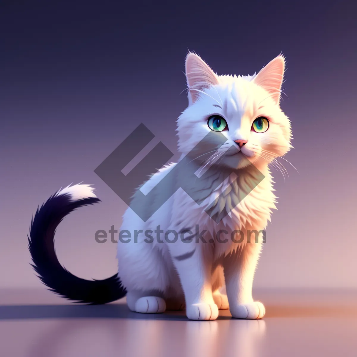Picture of Cute Kitten with Adorable Whiskers