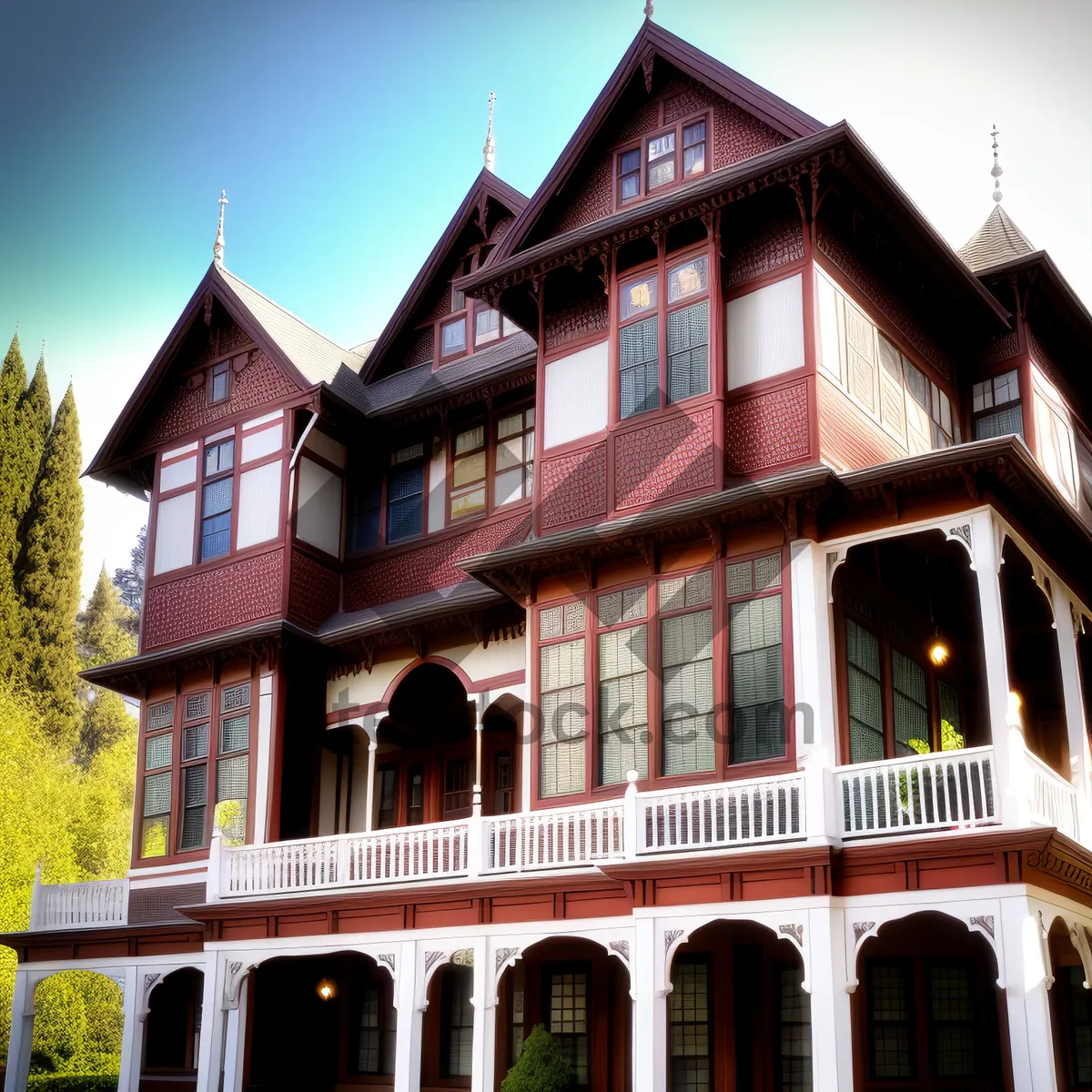 Picture of Historic city university building with beautiful architecture.
