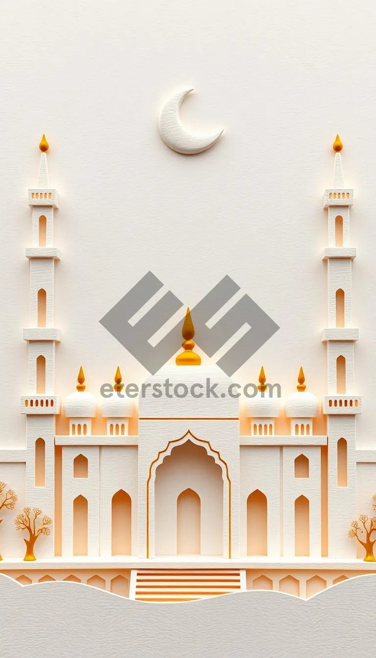 Picture of Golden Orthodox Cathedral Tower with Cross and Dome