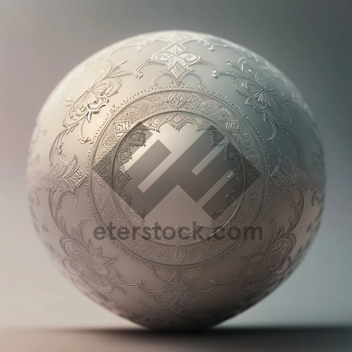 Picture of World Globe Ceramic Ball: Global Earth Map Utensil