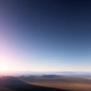 Vibrant Summer Sunset Over Desert Dunes