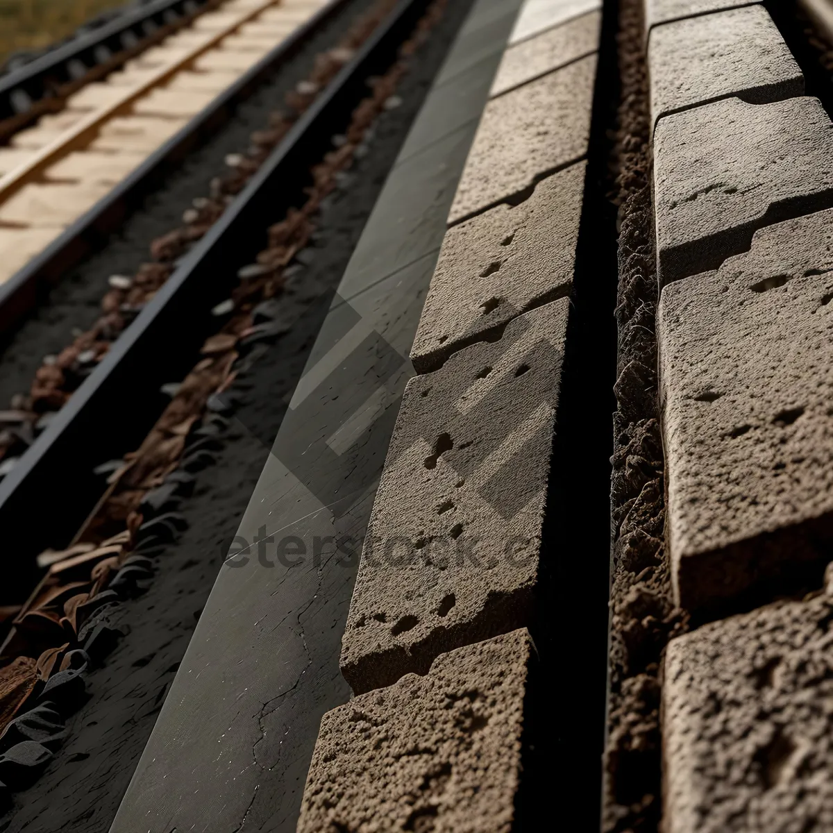 Picture of Steel Rail Transportation: Track Tie Brace for Stronger Train Travel