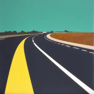 Speeding through the Horizon: Traffic on Asphalt Highway