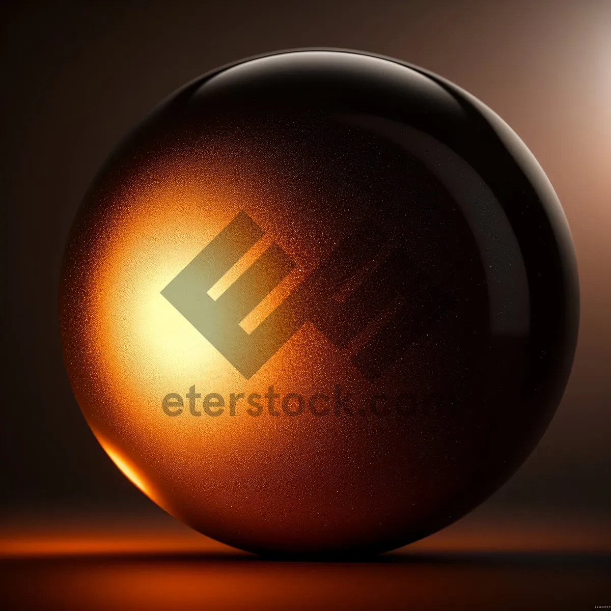 Picture of Shiny Button with Light Bulb Icon