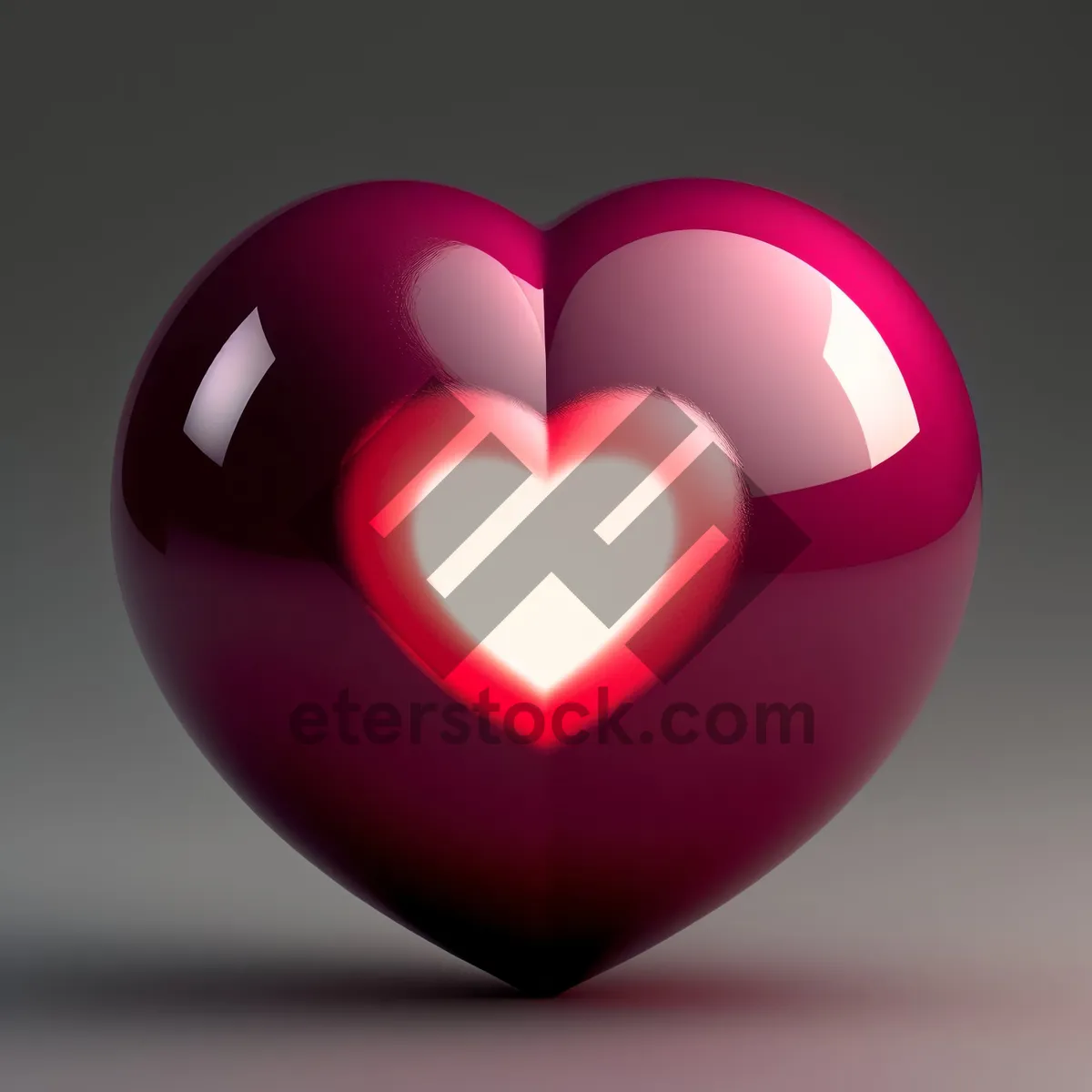 Picture of Glossy Orange Button Set with Reflection