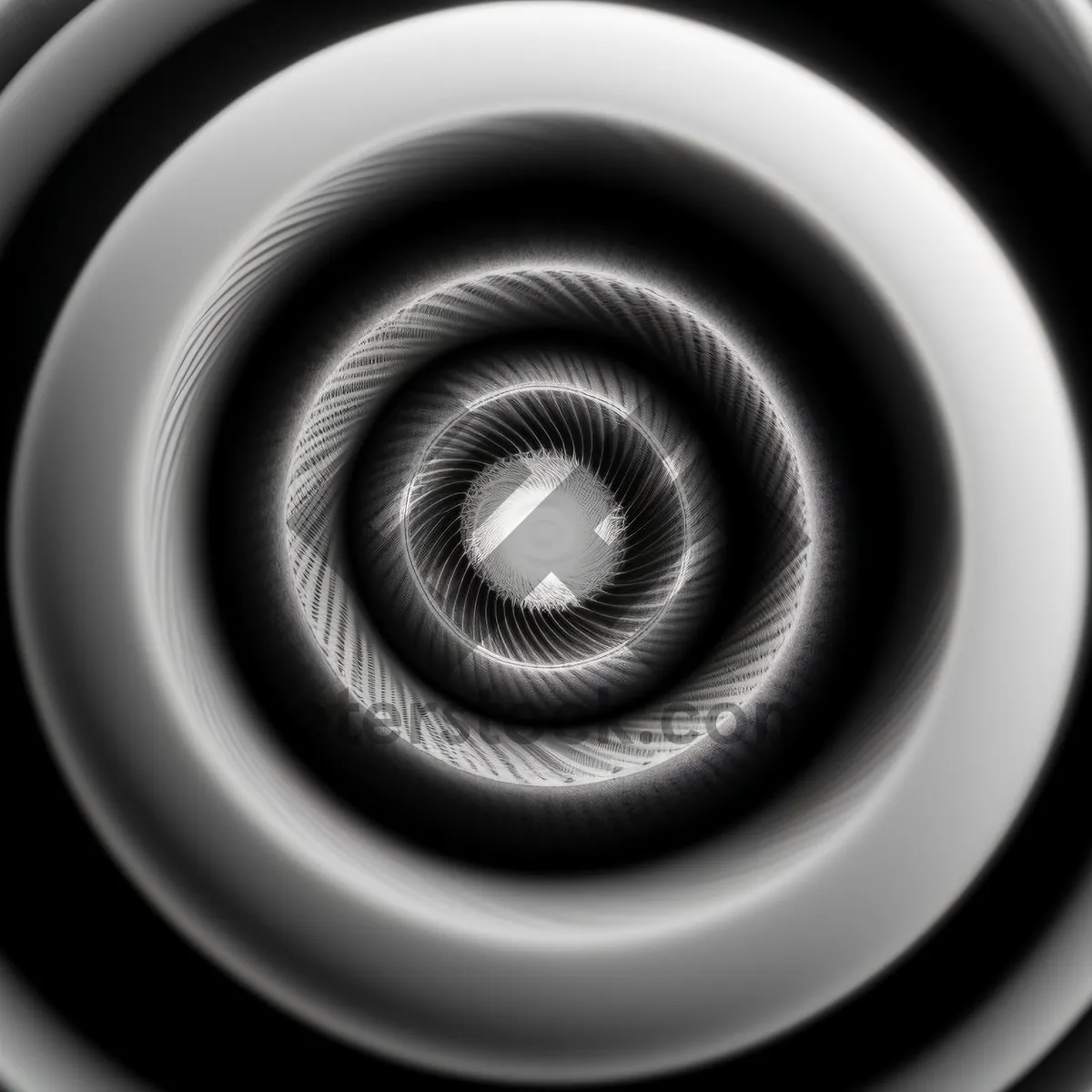 Picture of Dynamic Geometric Art Spiral in 3D