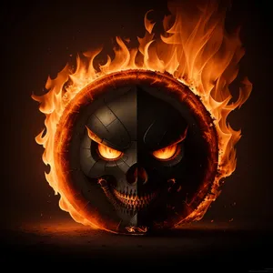 Spooky Blaze: Jack-O'-Lantern Fire