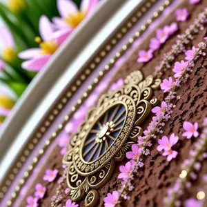 Lilac Paisley Pattern on Colorful Bangle