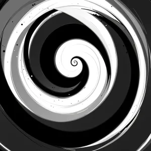 Vibrant Light Swirl Design: A Shiny Motion Art