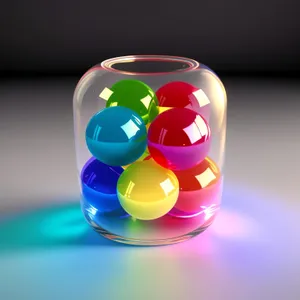 Vibrant Jelly Ball Fun in Colorful Sphere