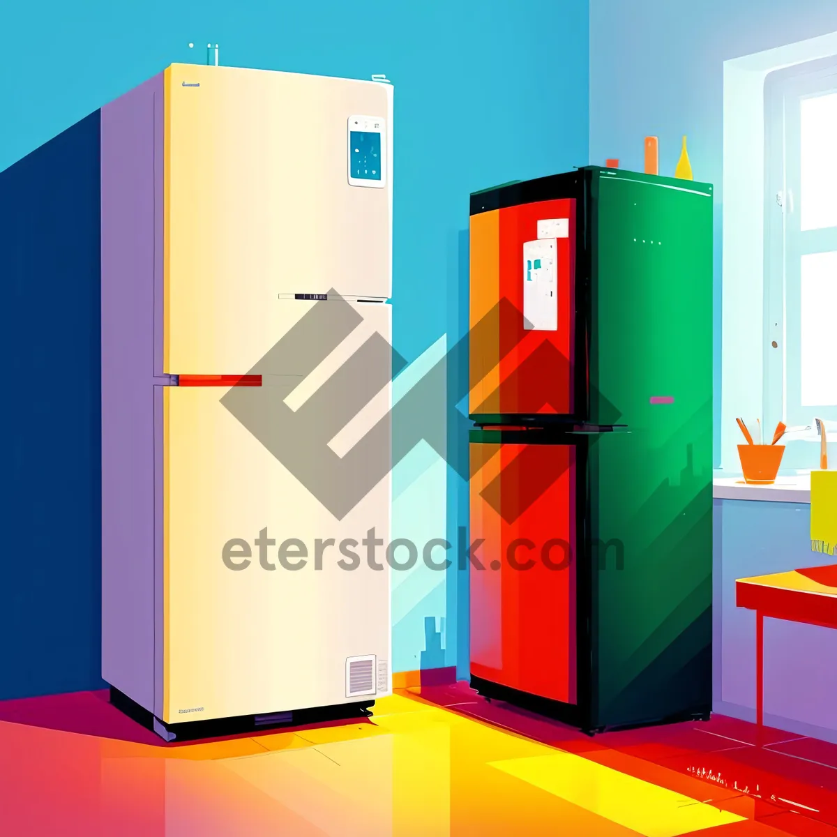 Picture of 3D Export Business Archive Binder Locker Design.