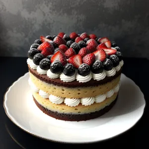 Delicious Berry Dessert - Gourmet Sweet Treat