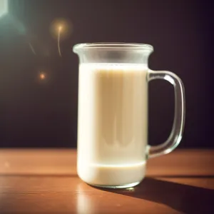 Hot Coffee in a Glass Mug