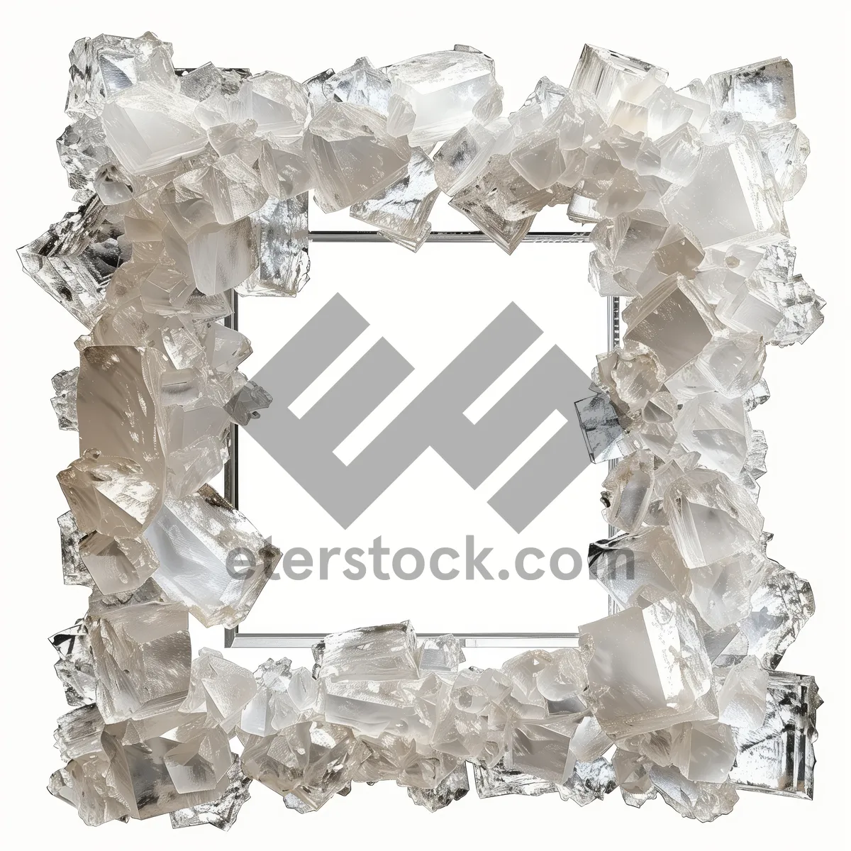 Picture of Antique ice crystal ornament design.