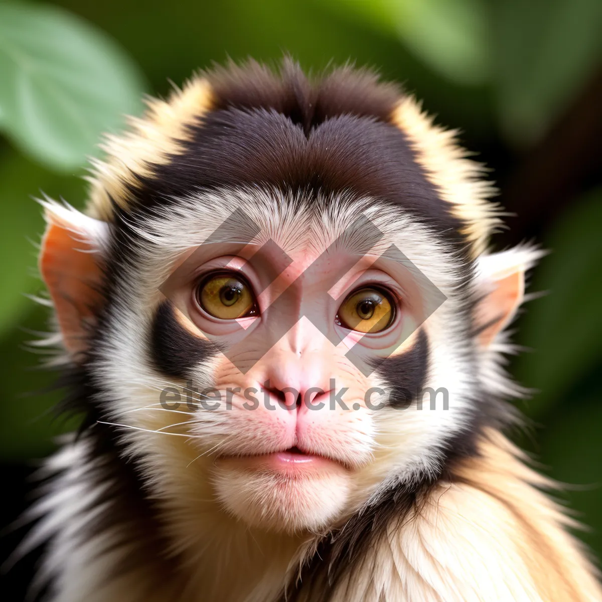 Picture of Cute Furry Primate with Captivating Eyes
