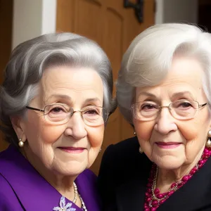 Happy Senior Couple Smiling Together, Embracing Love