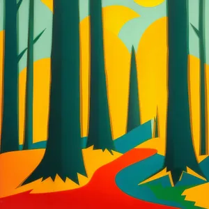 Symbolic Art Design: Iconic Silhouette.