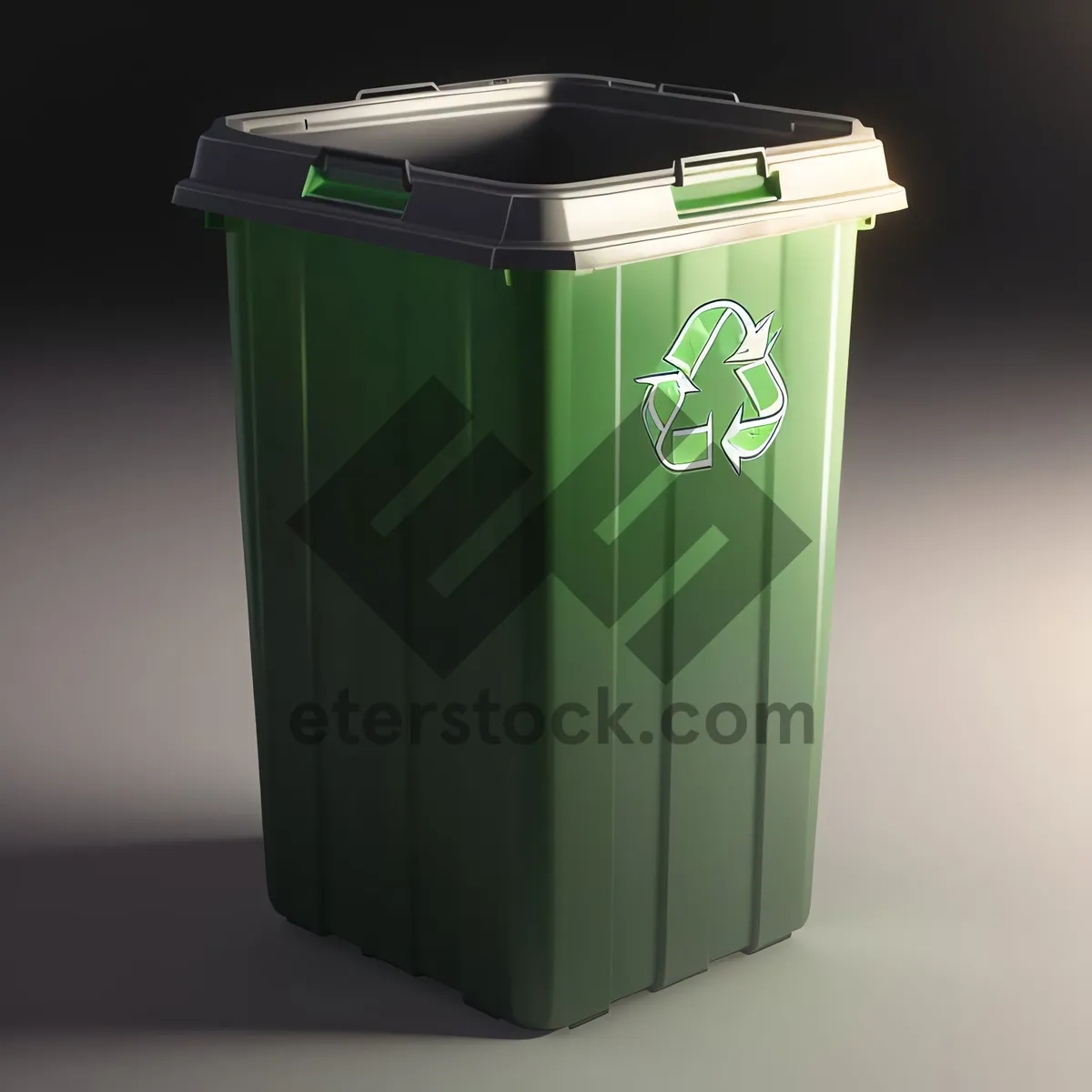 Picture of Recycle Bin: Plastic and Paper Container