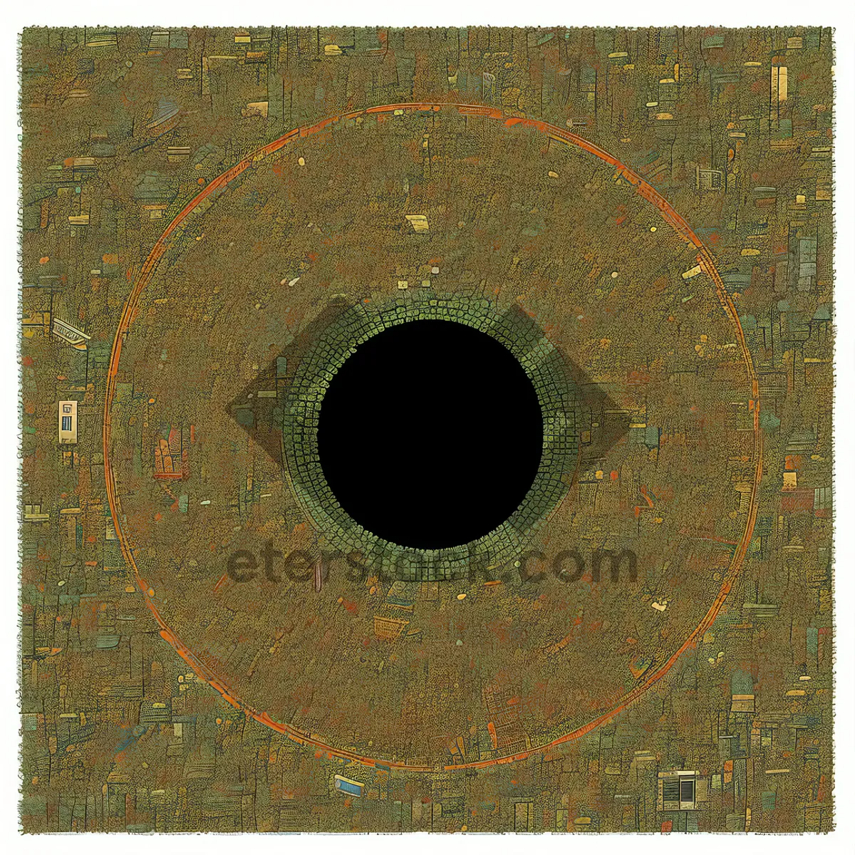 Picture of Geological Formation Crater: Coupling Mechanism Disk