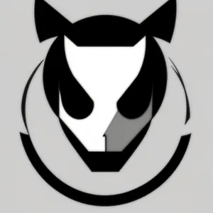 Black Poison Symbol Heraldry Icon