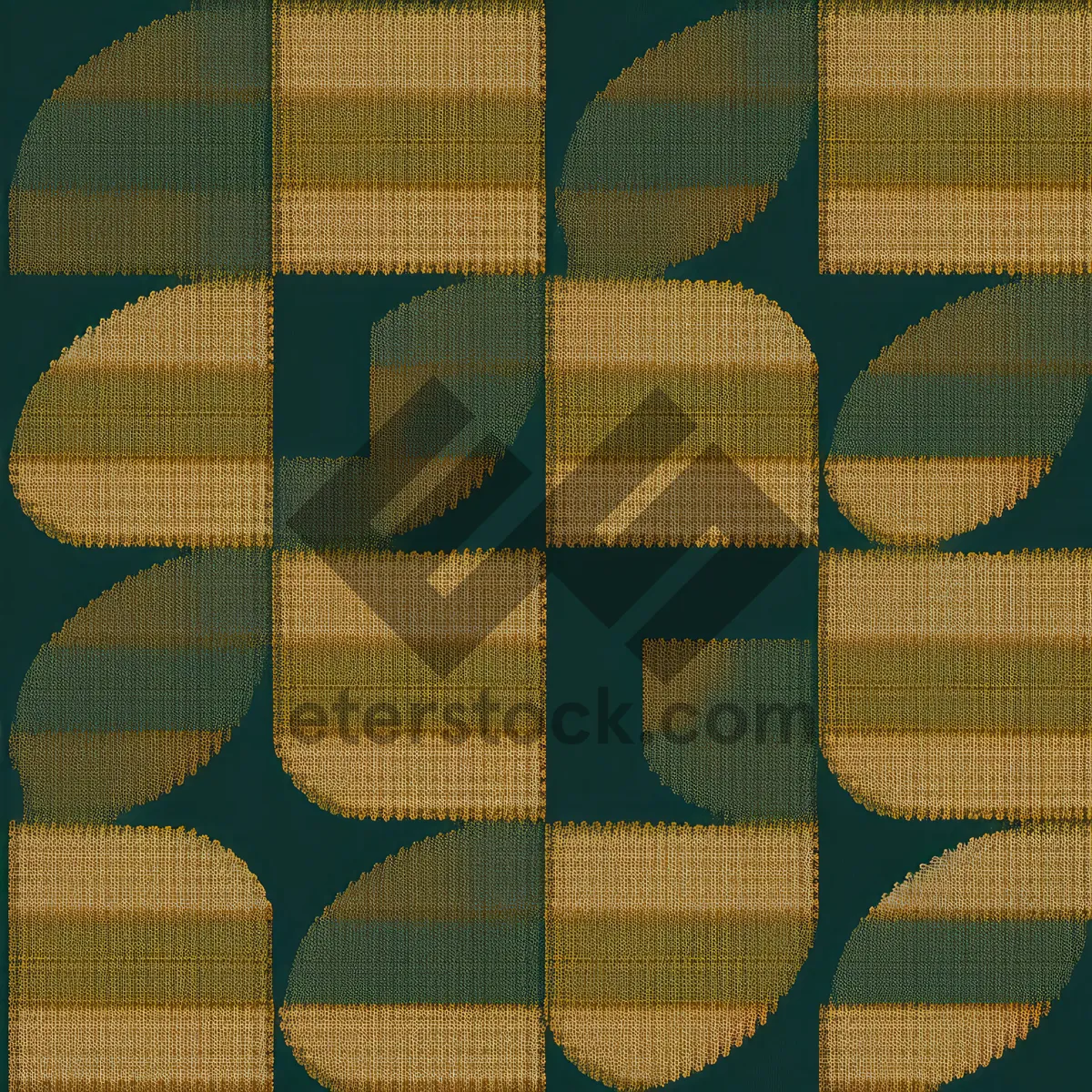 Picture of Retro Square Tartan Checkered Fabric Pattern