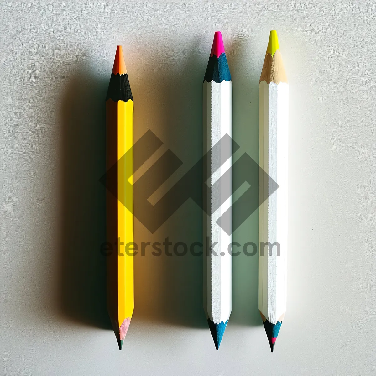 Picture of Colorful Wooden Pencil Set for Creative Art and Education