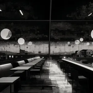 Modern Classroom Interior with Stylish Chairs